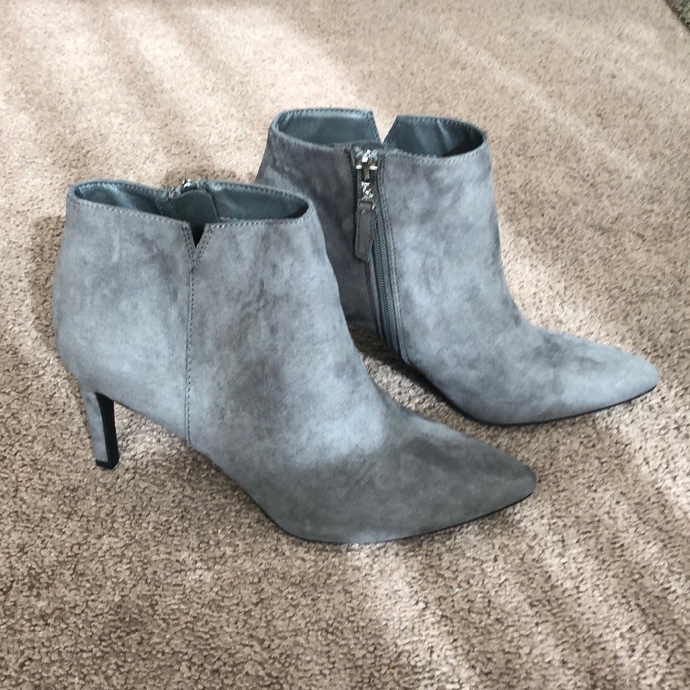Grey booties